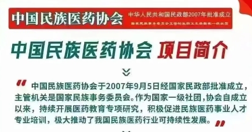 中国民族医药协会-项目简介