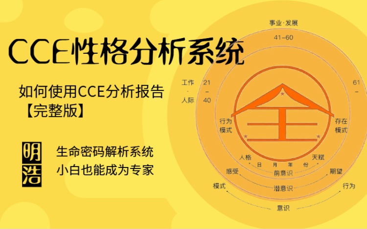 CCE性格分析系统使用指南